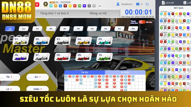 Siêu tốc luôn là sự lựa chọn hoàn hảo