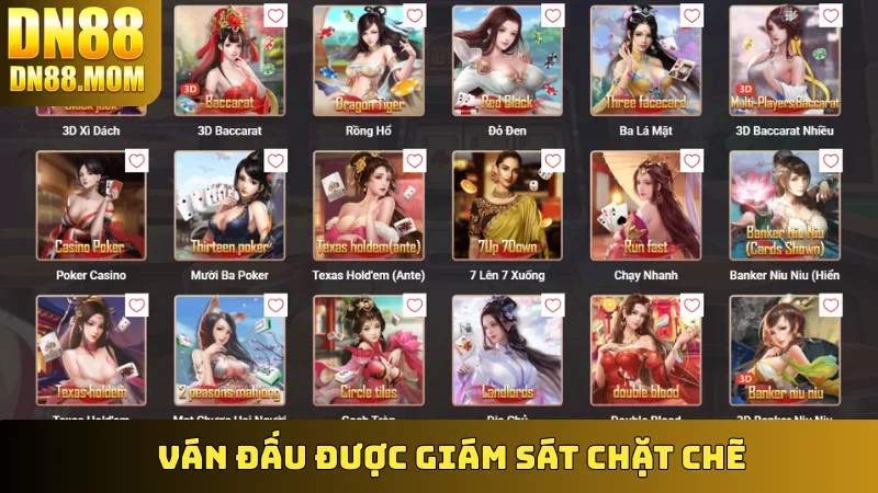 Ván đấu được giám sát chặt chẽ